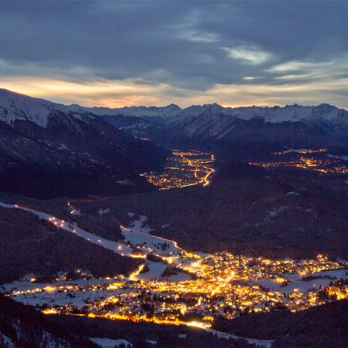 Nachtaufnahme von Seefeld